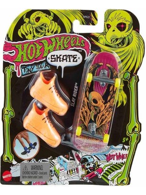 Hot Wheels Skate Neon Temalı Parmak Kaykay ve Ayak Paketleri HPG21-HPG29