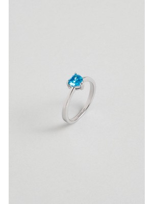 So CHIC Isabella 18 Ayar Beyaz Altın Kaplama Gümüş Yüzük