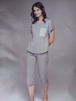Pijapia Kadın Kısa Kollu Pijama Takımı 2415