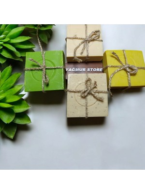 Yağmur Store Bıttım+Defne+Sıdr+Eşek Sütü Sabun Seti