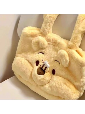 Default Brand Butter Bear Plush Bag (Yurt Dışından)