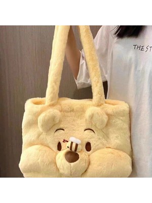 Default Brand Butter Bear Plush Bag (Yurt Dışından)