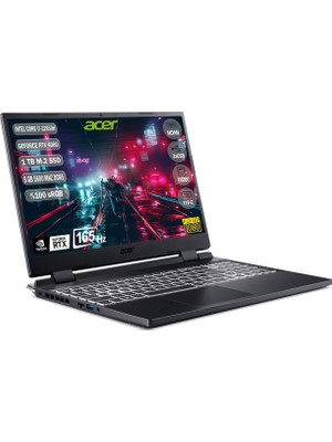 Acer Nitro 5 AN515 Intel Core i7 12650H 8GB 1TB SSD RTX4060 Freedos 15.6'' IPS Taşınabilir Gaming Bilgisayar NH.QM0EY.00B