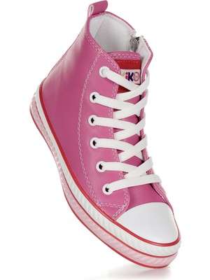 Kiko Kids Pant Günlük Bağcıklı Fermuarlı Kız Bebek Spor Ayakkabı