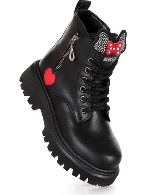 Kiko Kids Bella Günlük Fermuarlı Kız Çocuk Bot Ayakkabı