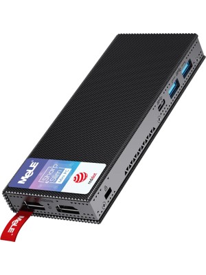 MeLE PCG02 Pro FANSIZ | İntel N5105 İşlemci | 8 GB LPDDR4 RAM | 128 GB SSD | Wi-Fi 5 | BT 5.1 | Gigabit Ethernet | USB 3.2*2 TİP | Win 11 Pro Stick Mini PC