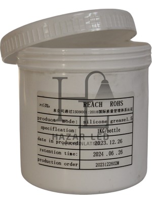 1 Kilogram Termal Macun Beyaz Isı Transfer Silikonu 1000 gr Isı Iletken Silikon Pasta