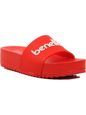 Benetton Kırmızı Kadın Terlik