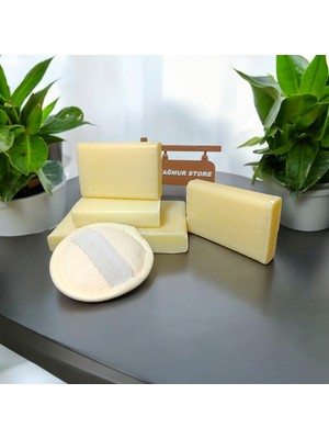 Yağmur Store Organik Saf Eşek Sütü Sabunu 100 Gram 4 Lü Adet