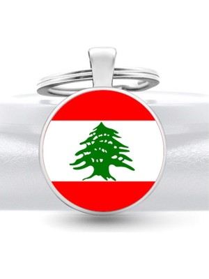 Market66 Tayland Thailand Bayrağı Anahtarlık Bayrak Büyüteç Camlı Metal Halka Ülke Anahtarlığı