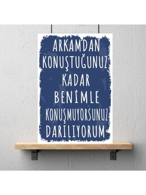 Durusoy Shop Center Ahşap Retro Mdf Poster , Komik Sözler , Duvar Yazıları , Manzara ,  Tarih , Edebiyat - TBL0294