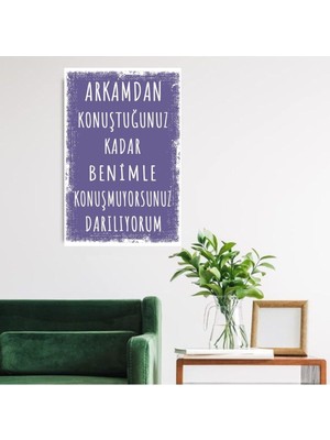 Durusoy Shop Center Ahşap Retro Mdf Poster , Komik Sözler , Duvar Yazıları , Manzara ,  Tarih , Edebiyat - TBL0297