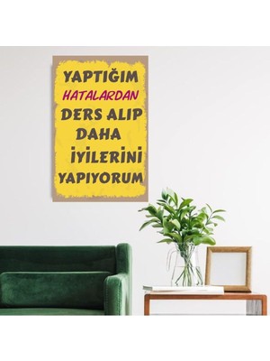 Durusoy Shop Center Ahşap Retro Mdf Poster , Komik Sözler , Duvar Yazıları , Manzara ,  Tarih , Edebiyat - TBL0293