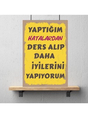 Durusoy Shop Center Ahşap Retro Mdf Poster , Komik Sözler , Duvar Yazıları , Manzara ,  Tarih , Edebiyat - TBL0293