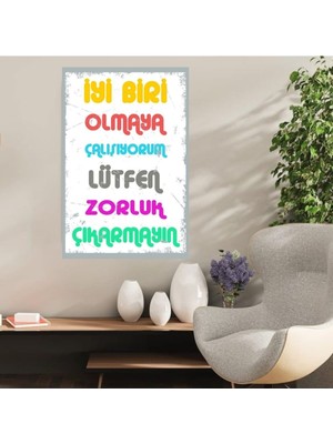 Durusoy Shop Center Ahşap Retro Mdf Poster , Komik Sözler , Duvar Yazıları , Manzara ,  Tarih , Edebiyat - TBL0292