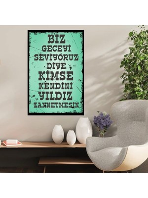 Durusoy Shop Center Ahşap Retro Mdf Poster , Komik Sözler , Duvar Yazıları , Manzara ,  Tarih , Edebiyat - TBL0384