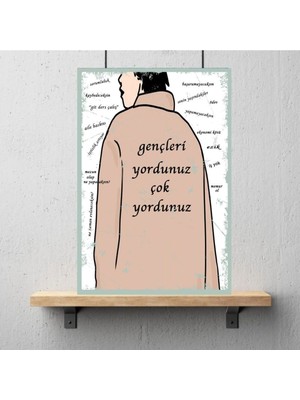 Durusoy Shop Center Ahşap Retro Mdf Poster , Komik Sözler , Duvar Yazıları , Manzara ,  Tarih , Edebiyat - TBL0361