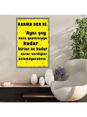 Durusoy Shop Center Ahşap Retro Mdf Poster , Komik Sözler , Duvar Yazıları , Manzara ,  Tarih , Edebiyat - TBL0368
