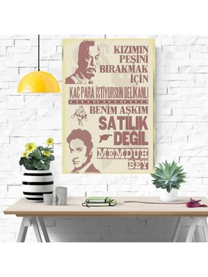 Durusoy Shop Center Ahşap Retro Mdf Poster , Komik Sözler , Duvar Yazıları , Manzara ,  Tarih , Edebiyat - TBL0149