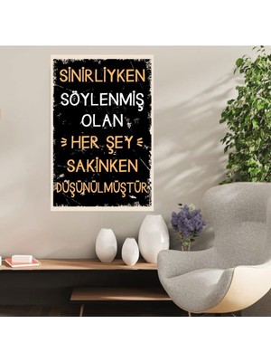 Durusoy Shop Center Ahşap Retro Mdf Poster , Komik Sözler , Duvar Yazıları , Manzara ,  Tarih , Edebiyat - TBL0353