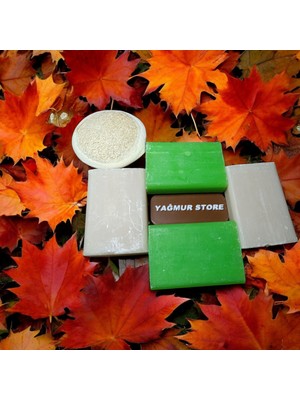 Yağmur Store Organik 2 Adet  Eşek Sütü Sabunu + 2 Aloverasabunu