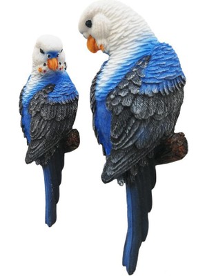 SUME Dekoratif Ikili Muhabbet Kuşu Duvar Süsü Dekoru