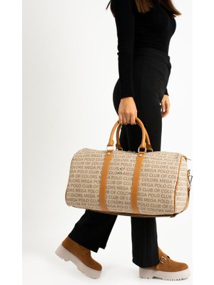 Seyehat Spor Çantası 38 Lt Kabin Boy Valiz 48*35 cm El Valizi Vegan Deri Unisex 48*35 cm Suni Deri