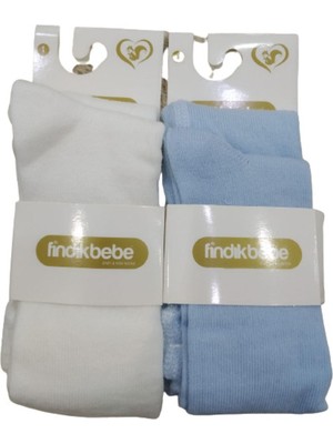 Yenidoğan Külotlu Bebe Çorabı 2'li Set