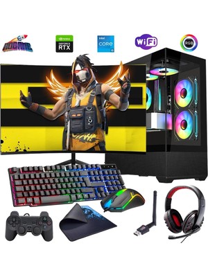 I5 12400F 32GB Ddr4 1tb M2 12GB RTX4070 24" 100Hz Mon. Oyun Bilgisayarı (Gaming Set)