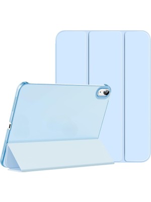 TEKNETSTORE Ipad 10. Nesil 10.9 Uyumlu Kılıf Uyku Modlu Pu Deri Smart Standlı Case A2696 A2757 A2777