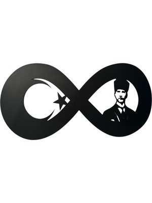 Home Dgrk Sonsuzluk Atatürk Özel Tasarım Tablo Ahşap Dekorotif Duvar Tablosu