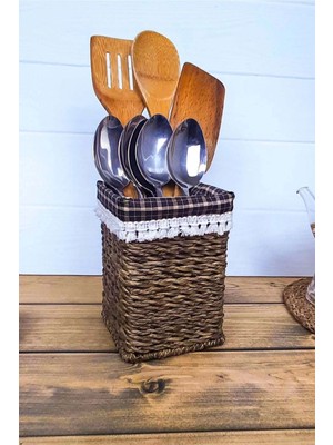 Fabia - Hasır El Yapımı Kaşıklık, Organizer, Düzenleyici, Poşetlik