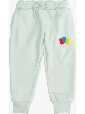 Haribo 700 Unisex Çocuk Su Yeşili Eşofman Alt