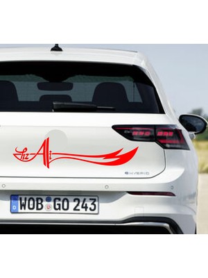 Sticker Usta Zülfikar Hz. Ali Alevi Sticker Araba Oto Motosiklet Karavan Etiket 01553