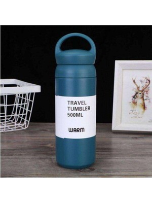 Baylar Yeni Nesil Geniş El Japon Tarzı Yalıtımlı Fincan 500 Ml Çift Katmanlı 304 Paslanmaz Çelik Termos 885