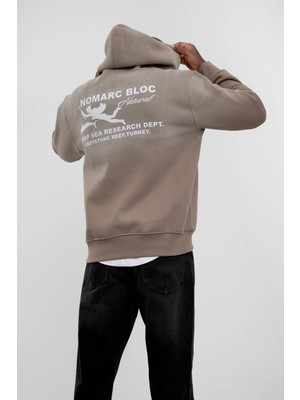 Vizon Nomarc Bloc Baskılı Kapüşonlu Sweatshirt
