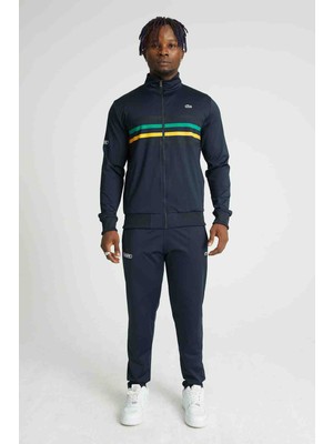 Lacoste  Grafics  Lacivert  Slim Fit  Dar  Kalıp   Erkek Eşofman