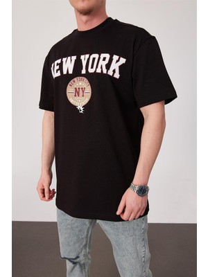 New York City Siyah Tshirt