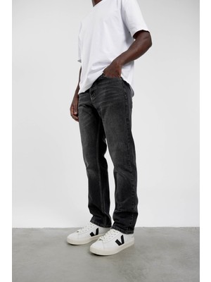 Füme KP-630-1 Baggy Taşlamalı Jean