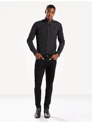 Levi's 512 Slim Fıt Siyah Kot Pantolon A2087-0020