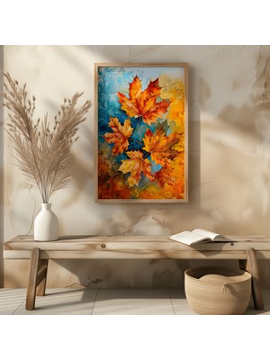 Wood Design World Ahşap Çerçeve 40   x   60 cm Modern Uv Baskı Tablo