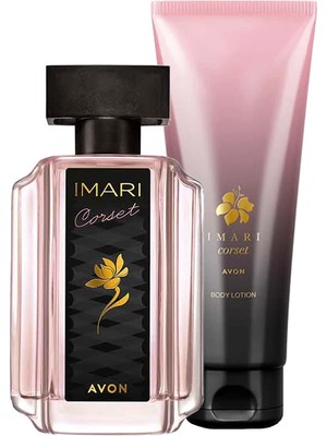 Avon Imari Corset Kadın Parfüm ve Vücut Losyonu Seti EDP 50 ml ve 125 ml Hediye Paketi
