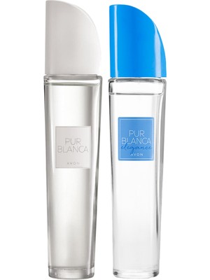 Avon Pur Blanca Kadın Parfüm Seti EDP 50 ml ve Pur Blanca Elegance 50 ml Hediyelik Paket
