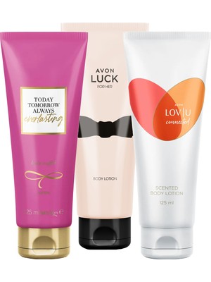 Avon Luck Lov U Connected ve Tta Everlasting Vücut Losyonu Paketi