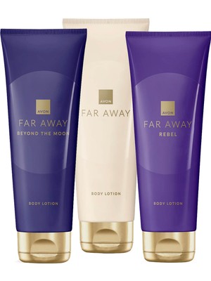 Avon Far Away Klasik Rebel ve Beyond The Moon Vücut Losyonu Paketi