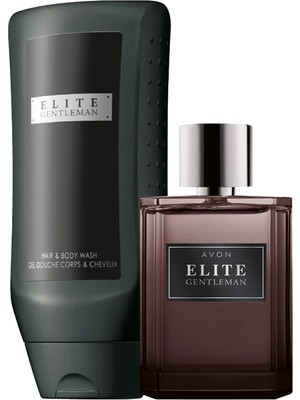 Avon Elite Gentleman Erkek Parfüm ve Saç Vücut Şampuanı Paketi