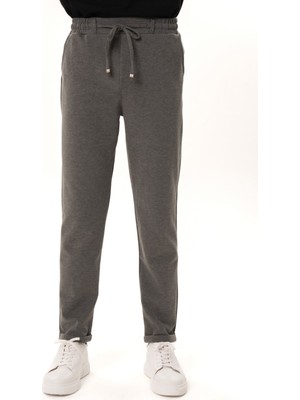 Morven  Erkek Antrasit Slim Fit  Lastikli Jogger Pantolon