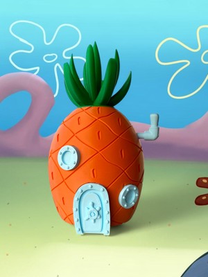 Sünger Bob Ananas Ev Evi Kumbara Parabox Dekoratif Gizli 21 cm