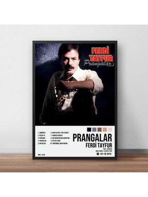 Orendart Ferdi Tayfur - Prangalar Albüm / Çerçeveli Poster Tablo