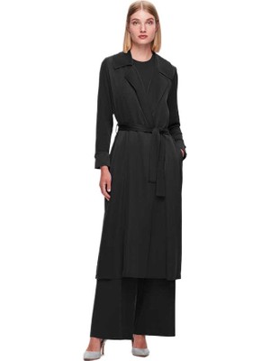 Miss Dalida Siyah Biye Detaylı Triko Yelek T25K-1006